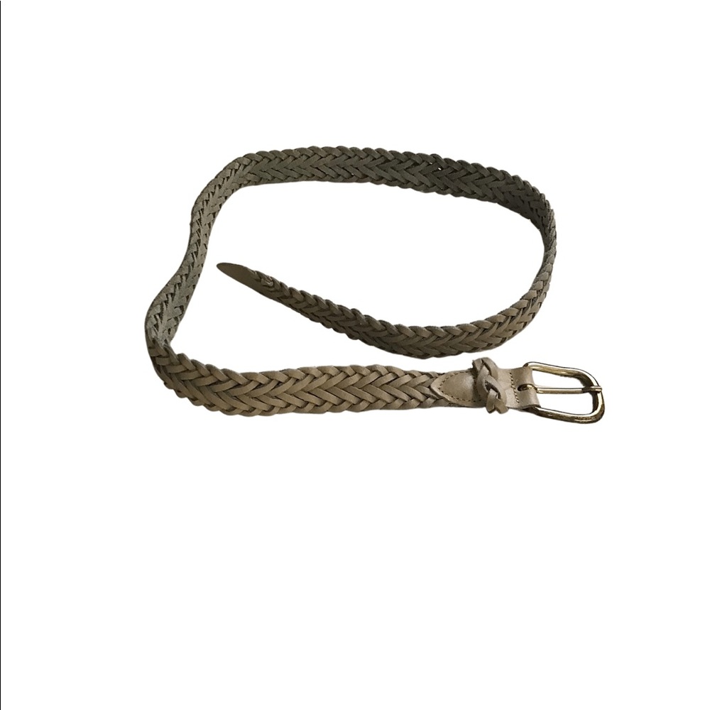 Y2K Argentina Capezio Braided Leather Belt